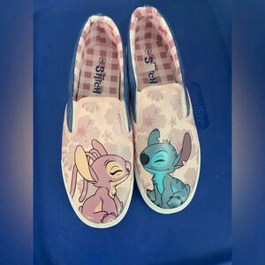 Disney Ground Up Stitch‎ Slip-on Sneakers, size 9